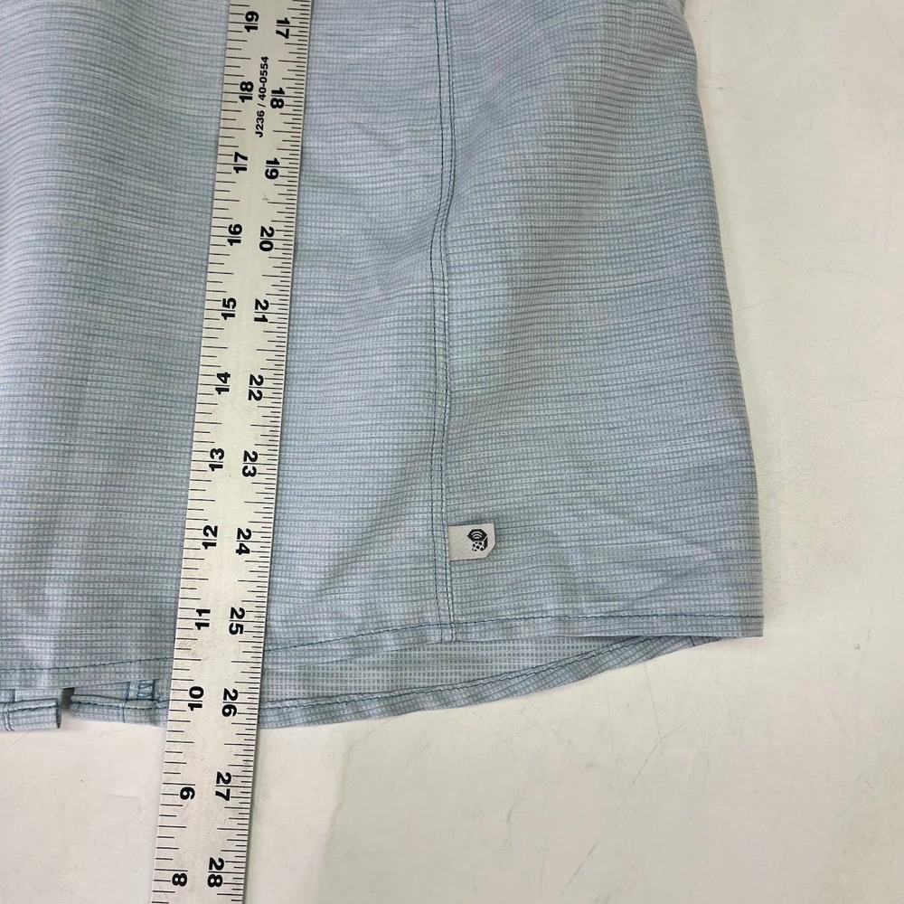 Mountain Hardwear Canyon Long Sleeve Shirt Blue OL7121 Womens Large Ventilated - Picture 14 of 14